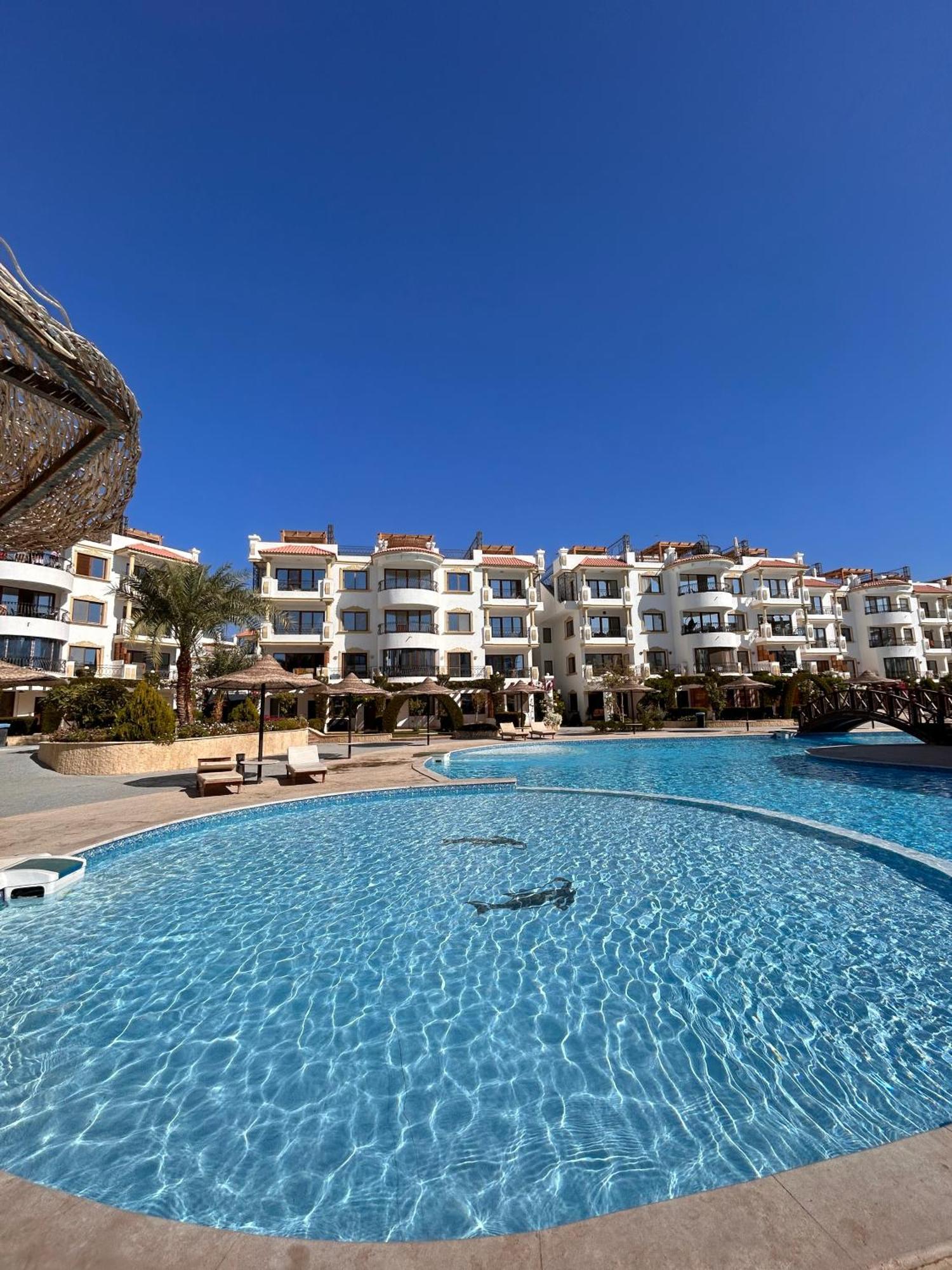3-Bedroom Apartment On The Third Floor With 3 Balconies And Lovely Pool View, Street View And Free Beach Access In Sharm Hills Resort Sharm El-Sheikh Exterior foto